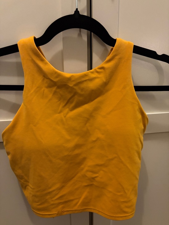 Athleta Tops - Athleta Women’s Sleeveless Crop Tank Top - sports bra Mustard Yellow size XS
